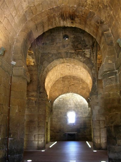 Interior iglesia de Santa María de Melque